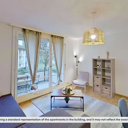 Basic 2br With Sofa Bed In Seebach * Zurich